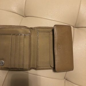 Sak leather wallet.